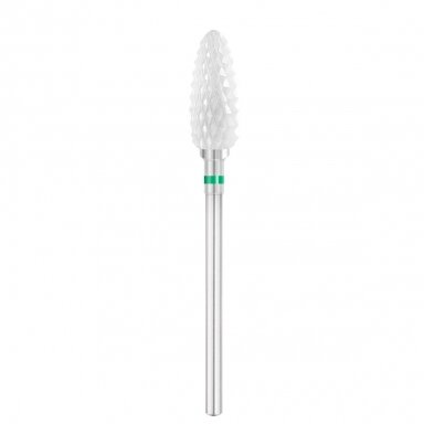EXO PROFESSIONAL profesionalus keramikinis frezos antgalis manikiūrui EXO apvalus kūgis 6,0 mm gr / 230 c EXO PROFESSIONAL profesionalus keramikinis frezos antgalis manikiūrui EXO apvalus kūgis 6,0 mm gr / 230 c