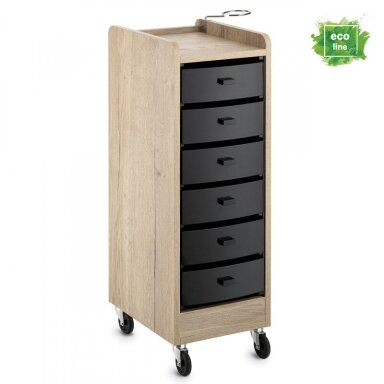 Professional wooden hairdressing trolley QUIN (eco line) Professional wooden hairdressing trolley QUIN (eco line)