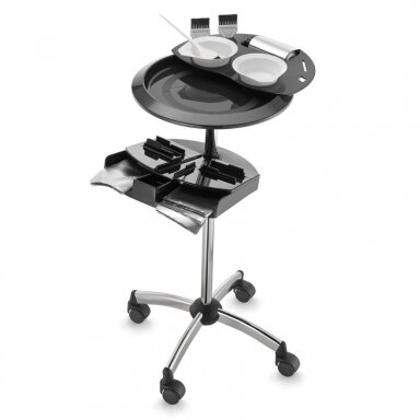 Professional hairdressing trolley for hair coloring procedures GIOTTO ALIUMINIUM Professional hairdressing trolley for hair coloring procedures GIOTTO ALIUMINIUM