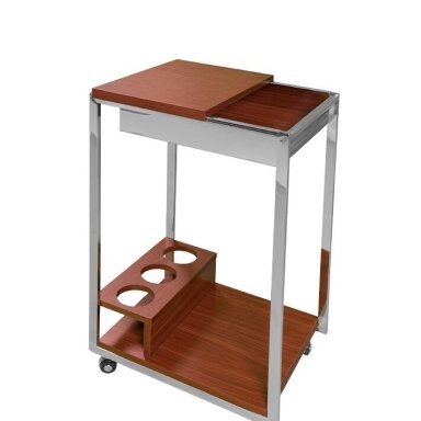 Professional cosmetic trolley BAREK N6407, brown color Professional cosmetic trolley BAREK N6407, brown color