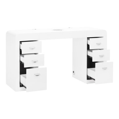 Professional manicure table 314, white color Professional manicure table 314, white color
