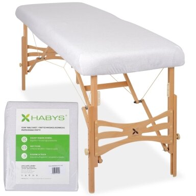 Professional massage bed cover 70-75/180-185 cm, white Professional massage bed cover 70-75/180-185 cm, white