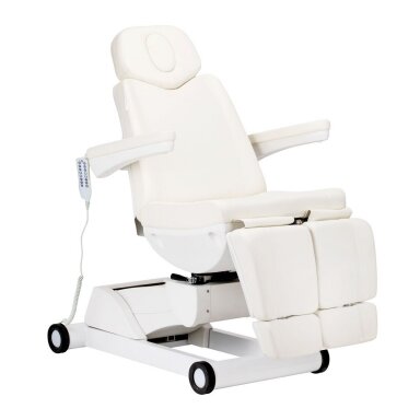 Professional rotating electric pedicure bed AZZURRO 873, 4 motors, white color Professional rotating electric pedicure bed AZZURRO 873, 4 motors, white color