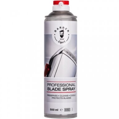 PROFESSIONAL FOX BARBER EXPERT kirpimo mašinėlių priežiūros purškiklis, 500 ml