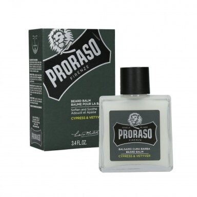 PRORASO CYPRES&VETYVER BEARD BALM Barzdos balzamas, 100ml. PRORASO CYPRES&VETYVER BEARD BALM Barzdos balzamas, 100ml.