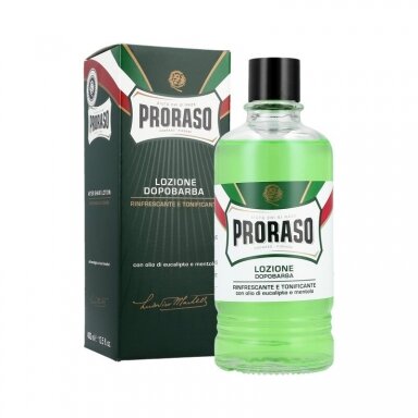 PRORASO GREEN Refreshing liquid after shave for normal skin, 400 ml. PRORASO GREEN Refreshing liquid after shave for normal skin, 400 ml.