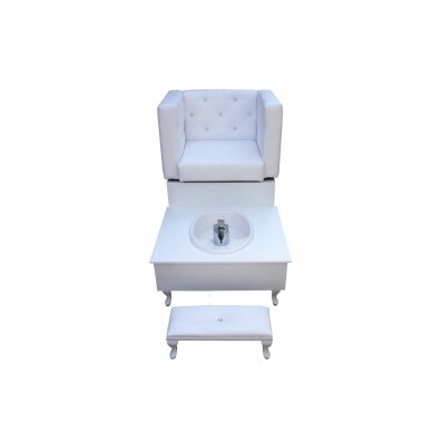 Роскошное кресло для педикюра, выбор мебели и цвета ванной комнаты 5