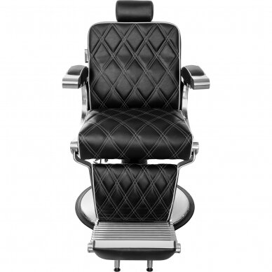 Профессиональное парикмахерское кресло для парикмахерских и салонов красоты GLADIATOR, цвет черный. 3