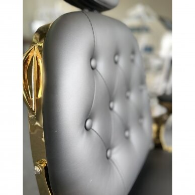 Профессиональное барберское кресло для парикмахерских и салонов красоты GABBIANO FRANSESCO, черного цвета 10