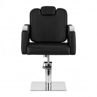 Professional barber chair for hairdressers and beauty salons GABBIANO VILNIUS, black color 3