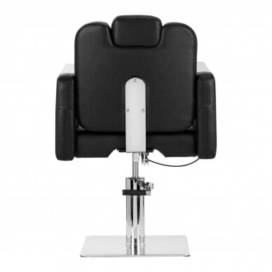 Professional barber chair for hairdressers and beauty salons GABBIANO VILNIUS, black color 4