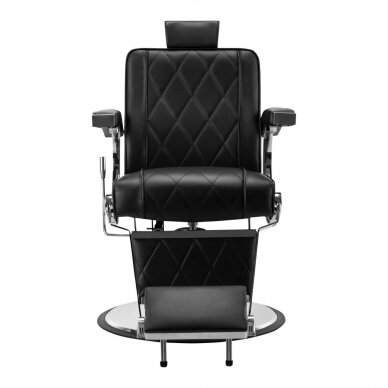 Profesionali barberio kėdė kirpykloms ir grožio salonams HAIR SYSTEM BM88066, juodos spalvos 2