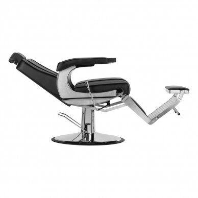 Profesionali barberio kėdė kirpykloms ir grožio salonams HAIR SYSTEM BM88066, juodos spalvos 4