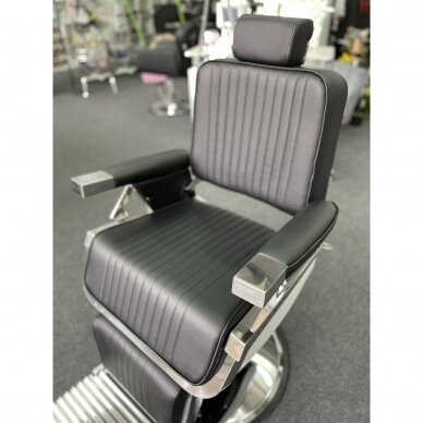 Professional barbers and beauty salons haircut chair LORD, black color 15