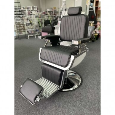 Professional barbers and beauty salons haircut chair LORD, black color 6