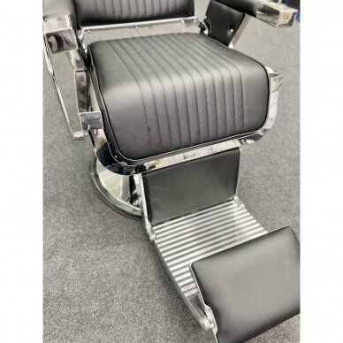 Профессиональное барберское кресло для парикмахерских и салонов красоты LUMBER BH-31823, черного цвета 9