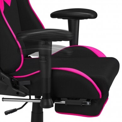 Professional office and gaming chair DARK, black/pink color 10