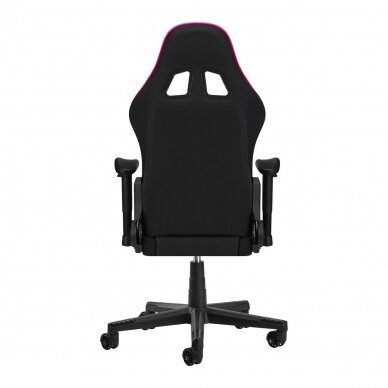 Professional office and gaming chair DARK, black/pink color 4