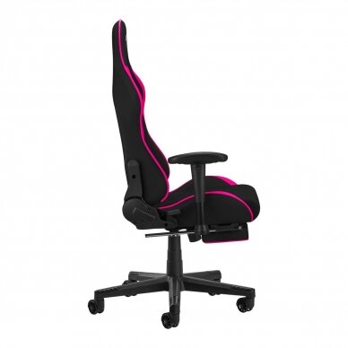 Professional office and gaming chair DARK, black/pink color 5