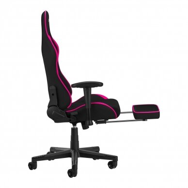 Profesionali biuro ir kompiuterinių žaidimų kėdė DARK, juodos/rožinės spalvos 6