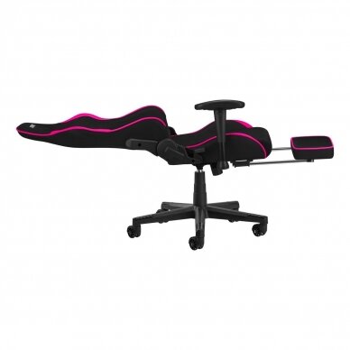 Professional office and gaming chair DARK, black/pink color 7