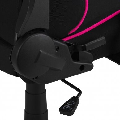 Professional office and gaming chair DARK, black/pink color 8