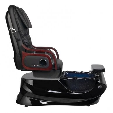 Profesionali elektrinė kėdė pedikiūrui SPA su masažo funkcija  AS-261, juodos spalvos 1