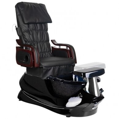 Profesionali elektrinė kėdė pedikiūrui SPA su masažo funkcija  AS-261, juodos spalvos 7