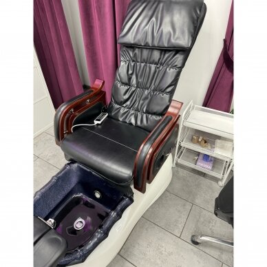 Profesionali elektrinė kėdė pedikiūrui SPA su masažo funkcija  AS-261, juodos spalvos (ekspozicinė prekė be originalios dėžės) 16