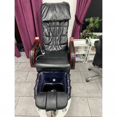 Profesionali elektrinė kėdė pedikiūrui SPA su masažo funkcija  AS-261, juodos spalvos (ekspozicinė prekė be originalios dėžės) 17