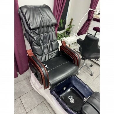 Profesionali elektrinė kėdė pedikiūrui SPA su masažo funkcija  AS-261, juodos spalvos (ekspozicinė prekė be originalios dėžės) 15