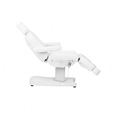 Профессиональное электрическое косметологическое кресло-кровать AZZURRO 803D (3 мотора), цвет белый 4