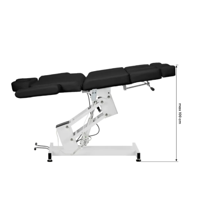 Профессиональный электрическая кровать-кушетка для косметолога AZZURRO 706 PEDI, черная (1 мотор) 3 Профессиональный электрическая кровать-кушетка для косметолога AZZURRO 706 PEDI, черная (1 мотор) 3