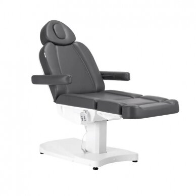 Professional electric cosmetology chair - bed AZZURRO 803D (3 motors), gray color 2