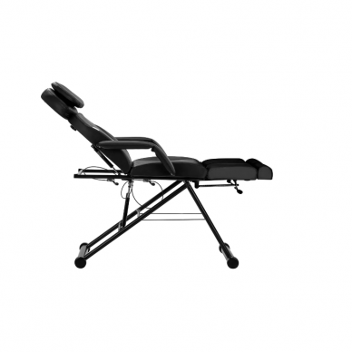 AZZURRO professional cosmetology chair - couch for beauty procedures 563S, black color 2 AZZURRO professional cosmetology chair - couch for beauty procedures 563S, black color 2