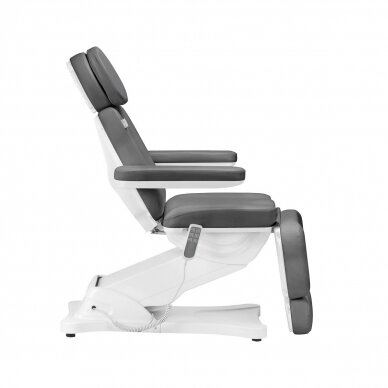 Profesionali elektrinė kosmetologinė kėdė - gultas SILLON CLASSIC, 3 variklių, pilkos spalvos 2