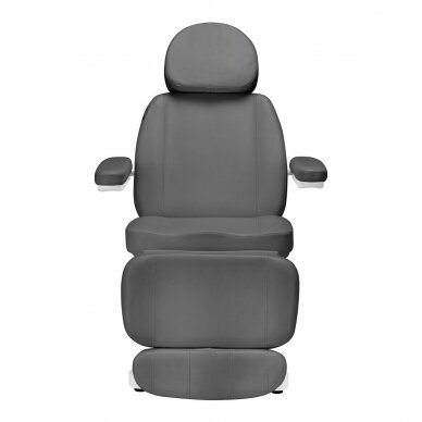 Profesionali elektrinė kosmetologinė kėdė - gultas SILLON CLASSIC, 3 variklių, pilkos spalvos 6