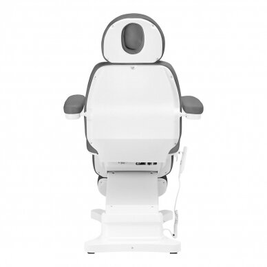 Profesionali elektrinė kosmetologinė kėdė - gultas SILLON CLASSIC, 4 variklių, pilkos spalvos 9