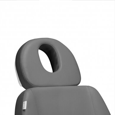 Profesionali elektrinė kosmetologinė kėdė - gultas SILLON CLASSIC, 4 variklių, pilkos spalvos 14