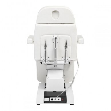 Profesionali elektrinė kosmetologinė kėdė - gultas W-12 (4 varikliai), baltos spalvos 4