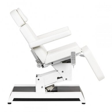 Profesionali elektrinė kosmetologinė kėdė - gultas W-12 (4 varikliai), baltos spalvos 4