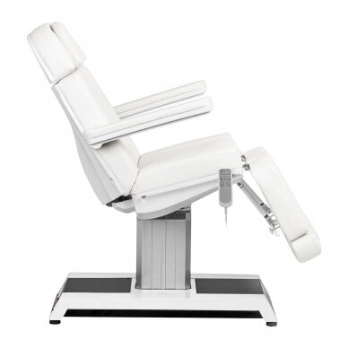 Profesionali elektrinė pedikiūro kėdė - gultas W-16C (3 varikliai), baltos spalvos 4