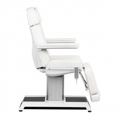 Profesionali elektrinė pedikiūro kėdė - gultas W-16C (3 varikliai), baltos spalvos 5