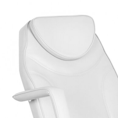 Profesionali elektrinė kosmetologinė kėdė SOFT (1 variklis), baltos spalvos 4