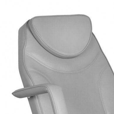 Profesionali elektrinė kosmetologinė kėdė SOFT (1 variklis), pilkos spalvos 4