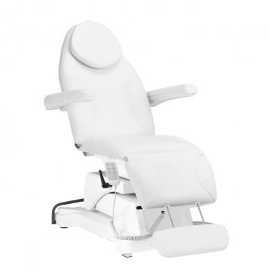 Profesionali elektrinė kosmetologinė kėdė-gultas SILLON BASIC, baltos spalvos (3 varikliai) 2