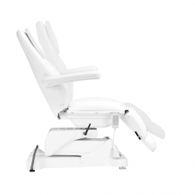 Profesionali elektrinė kosmetologinė kėdė-gultas SILLON BASIC, baltos spalvos (3 varikliai) 3