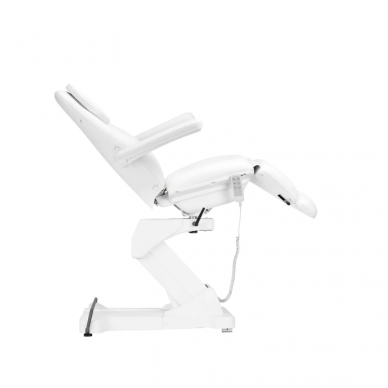 Profesionali elektrinė kosmetologinė kėdė-gultas SILLON BASIC, baltos spalvos (3 varikliai) 4