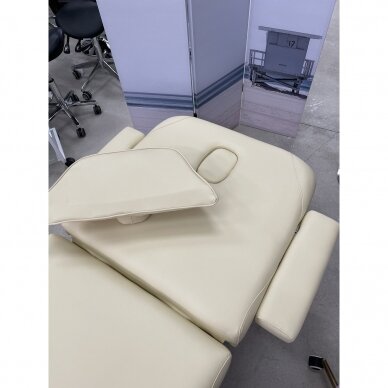 Profesionali elektrinė kosmetologinė lova masažams ir SPA procedūroms AZZURRO 805 (1 variklis) su šildymo funkcija, LATTE spalvos 6
