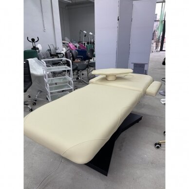 Profesionali elektrinė kosmetologinė lova masažams ir SPA procedūroms AZZURRO 805 (1 variklis) su šildymo funkcija, LATTE spalvos 8